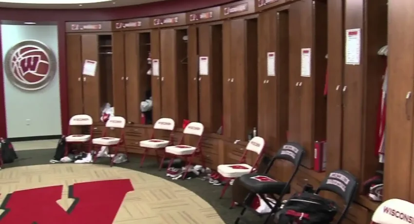 Tasteful Basketball Locker Room Design