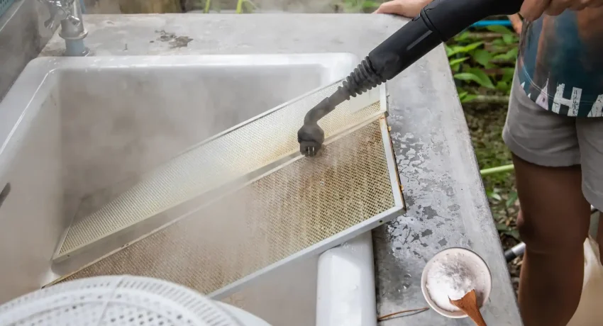 How to Clean Kitchen Hood Filter with Baking Soda